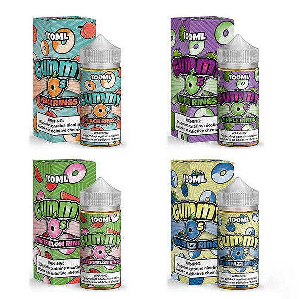 Gummy O's Series E-Liquid 100mL - Freebase