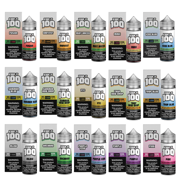 Keep It 100 TFN Series E-Liquid 100mL - Freebase