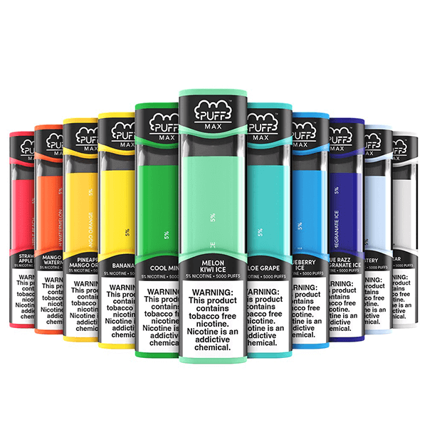 Puff Max Disposable 5000 Puffs 11mL 50mg - MOQ 10