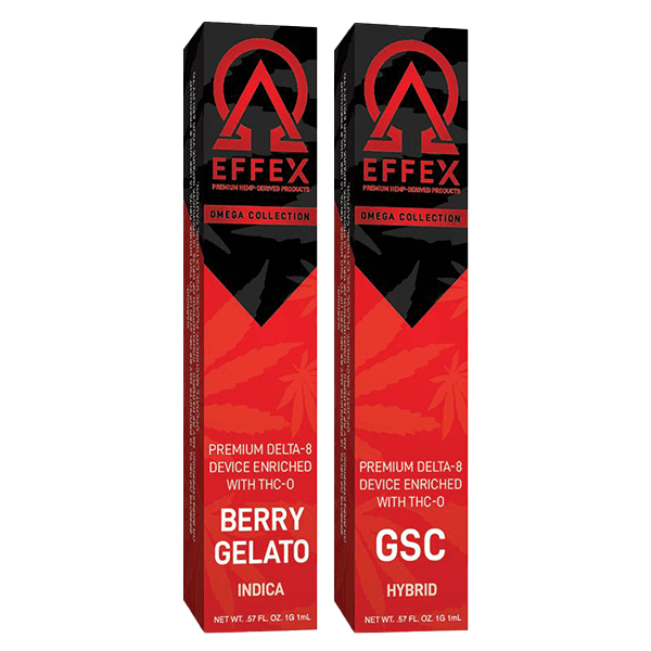 Delta Extrax/EffeX D8 plus THC-O Disposable - 1g