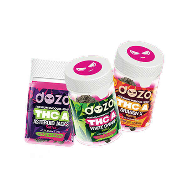 Dozo D9 plus THC-A Premium Indoor Hemp Flower - 3.5g Jar