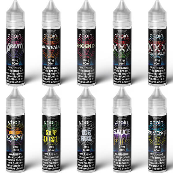Chain Vapez Series E-Liquid 120mL - Freebase - 60mL 2-Pack
