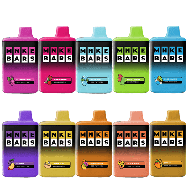 MNKE Bars Disposable 6500 Puffs 16mL 50mg - MOQ 5