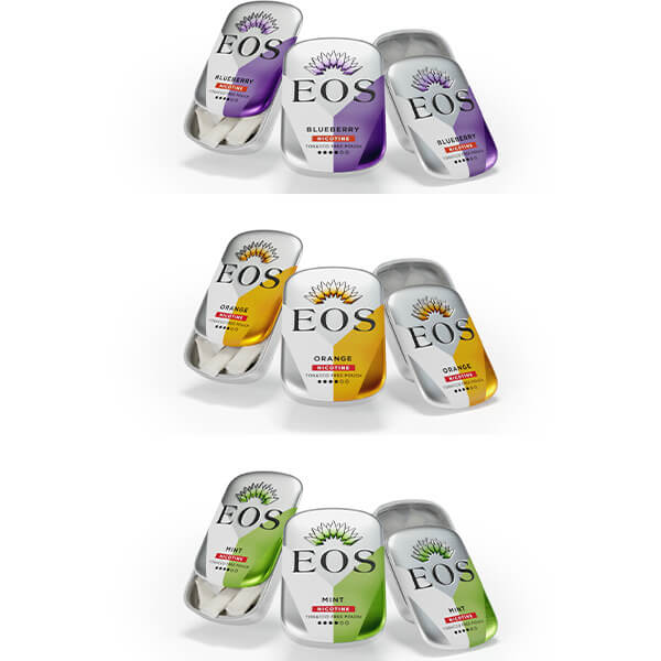 EOS Nicotine Pouch - 20ct Can- 5-Can Pack