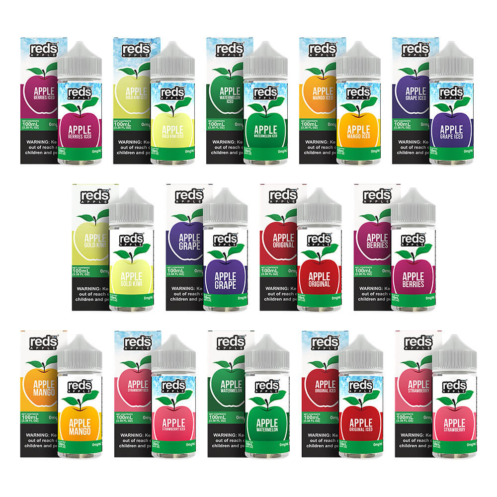 7Daze Reds Series E-Liquid 100mL - Freebase