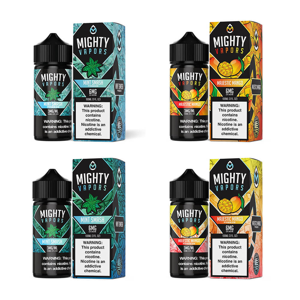 Mighty Vapors Series E-Liquid 100mL - Freebase