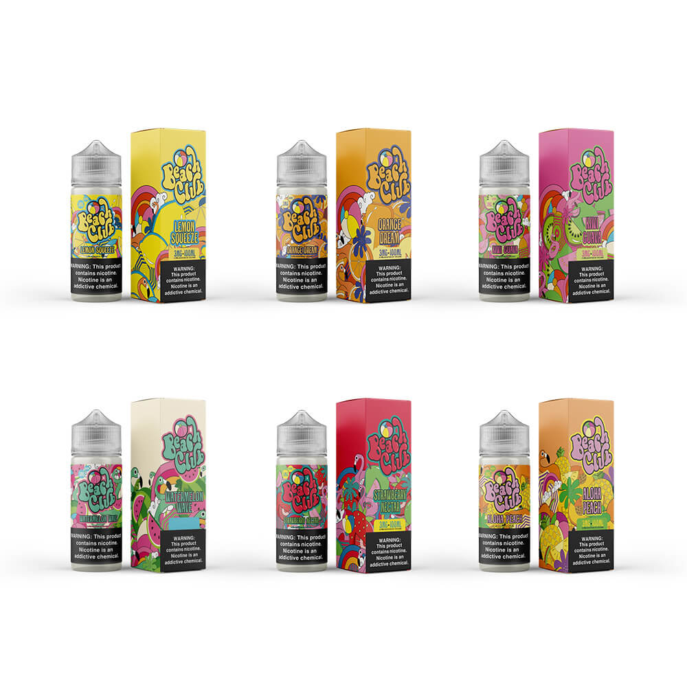 Beach Club Series E-Liquid 100mL - Freebase