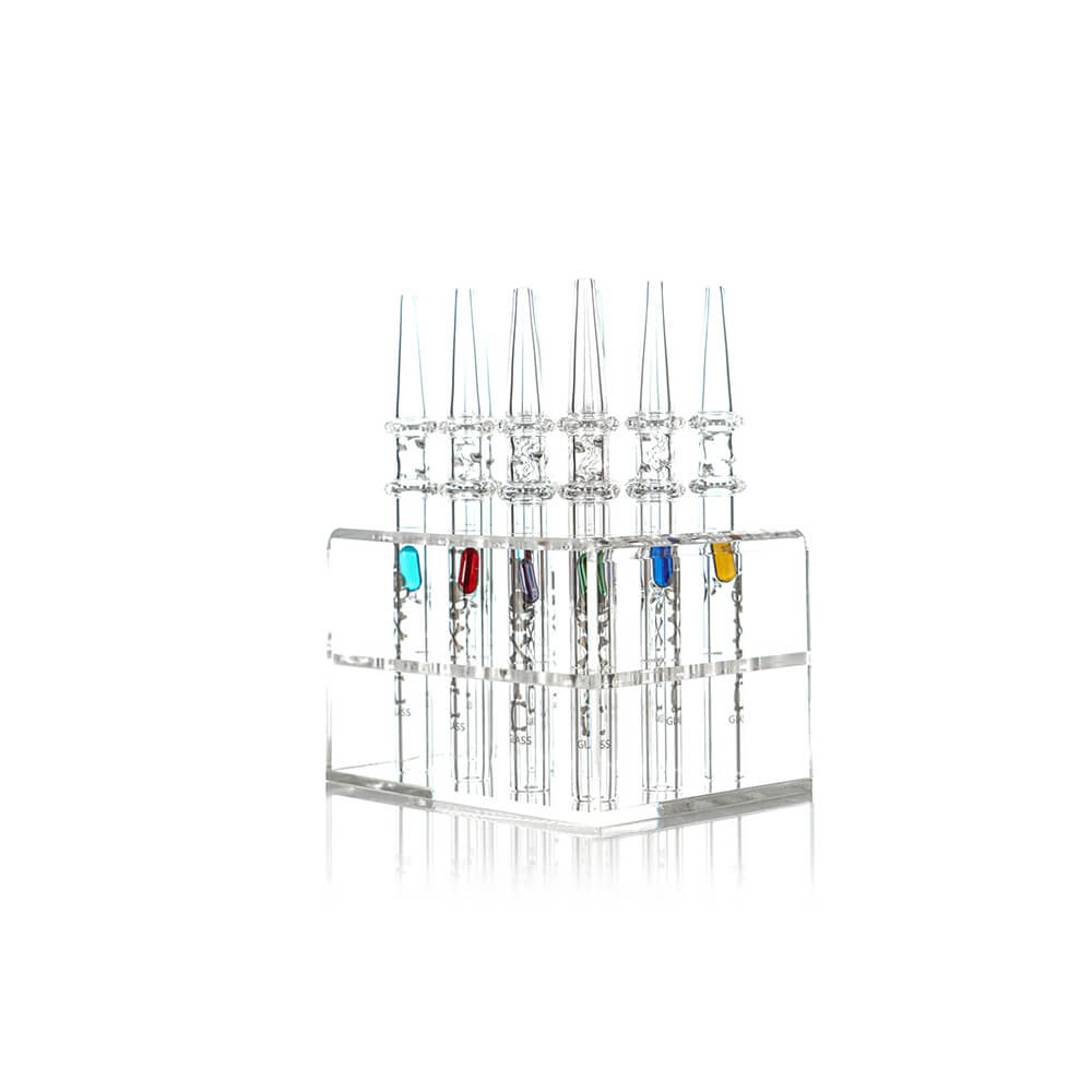 MKGlass TXNC23 Toxic Quartz Pill Glass Nectar Collector - 12pc Display