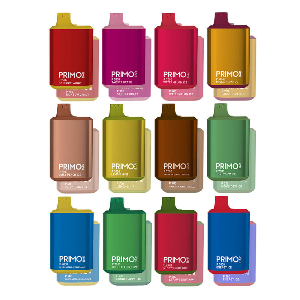 Primo Bar P7000 Disposable 7000 Puffs 14mL 50mg - MOQ 10