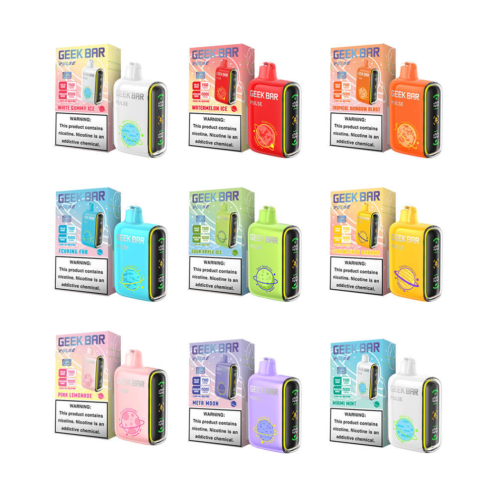 Geek Bar Pulse Disposable 15000 Puffs 16mL 50mg - 10-Pack Version - MOQ 10
