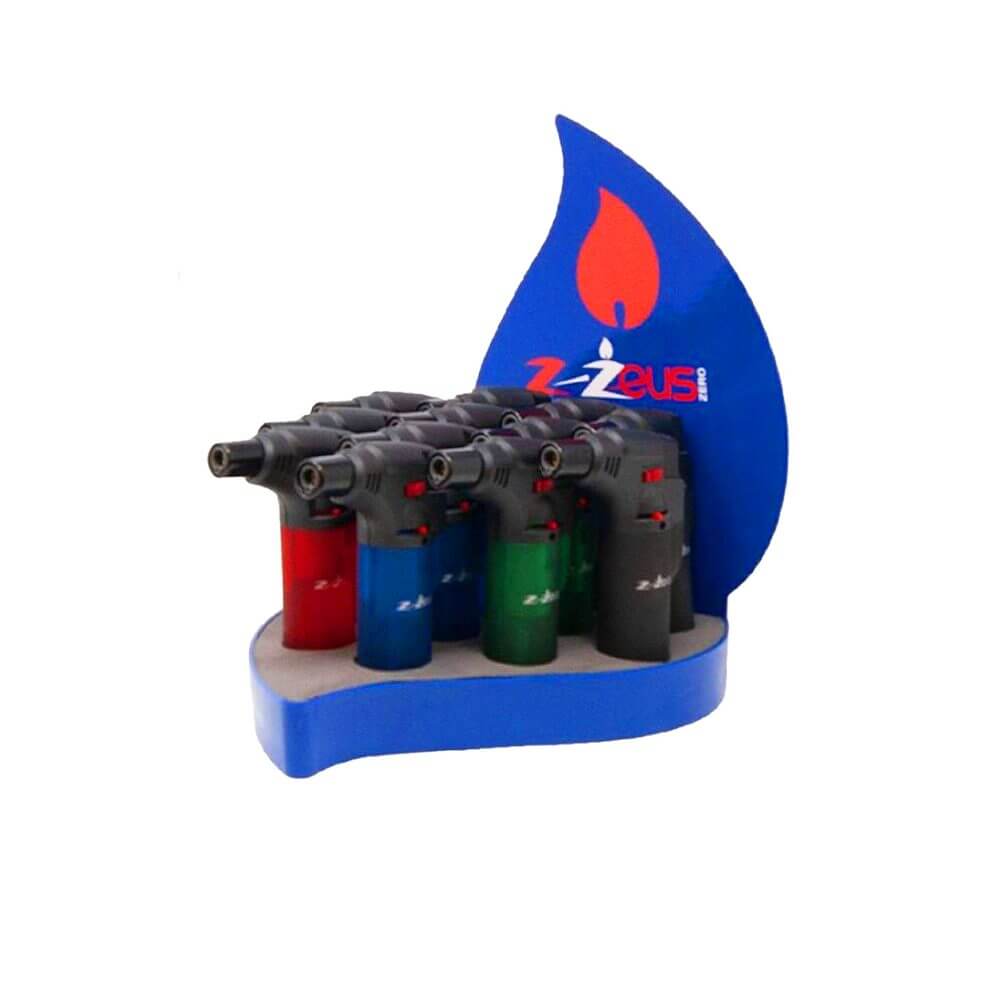 Newport Z-Zues Micro Torch Lighters - 12pc Display - Image 2