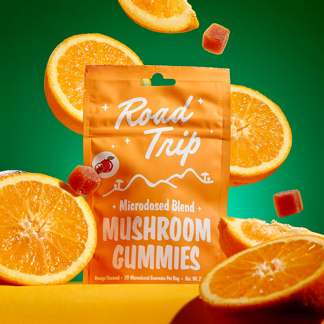 Road Trip Microdose Mushroom Gummies - 600mg 20ct Bag