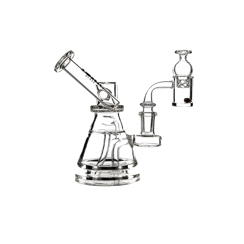 MKGlass TX53 Toxic Pyramid Sidecar 6 in Water Pipe
