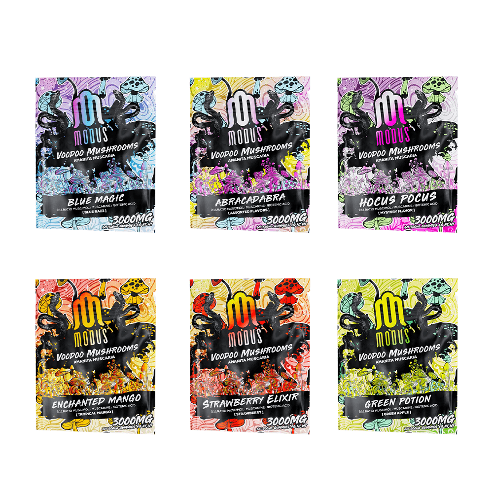 Modus Voodoo Mushroom Gummies - 3000mg 6ct Pouch