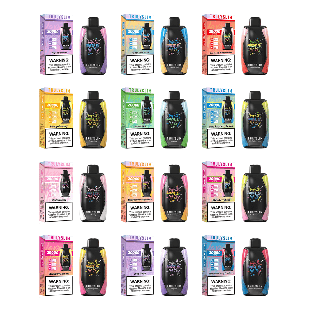 Truly Bar Trulyslim 20K Disposable 20000 Puffs 18mL 50mg - MOQ 5