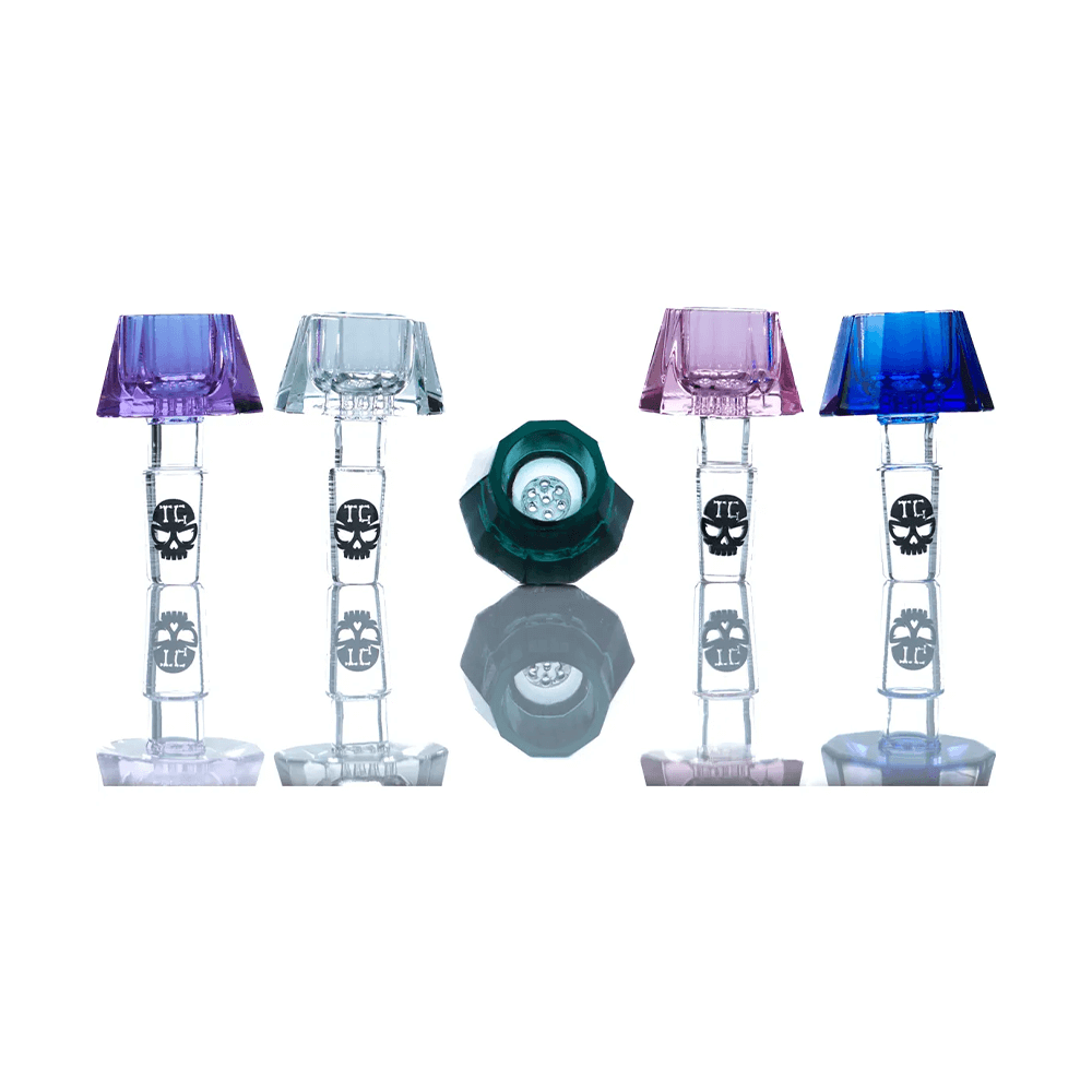 MKGlass TXBL5 Toxic Diamond Bowl w/ Screen - 5-pack