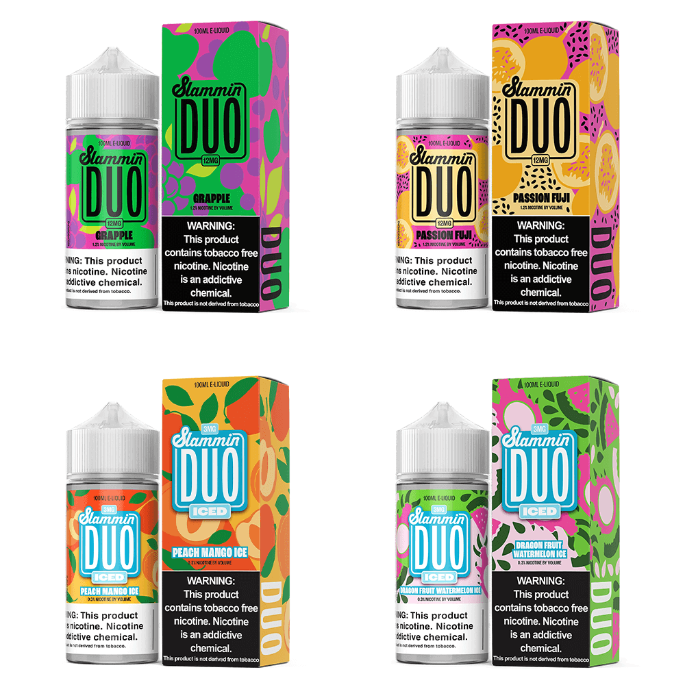 Slammin Duo Series E-Liquid 100mL - Freebase