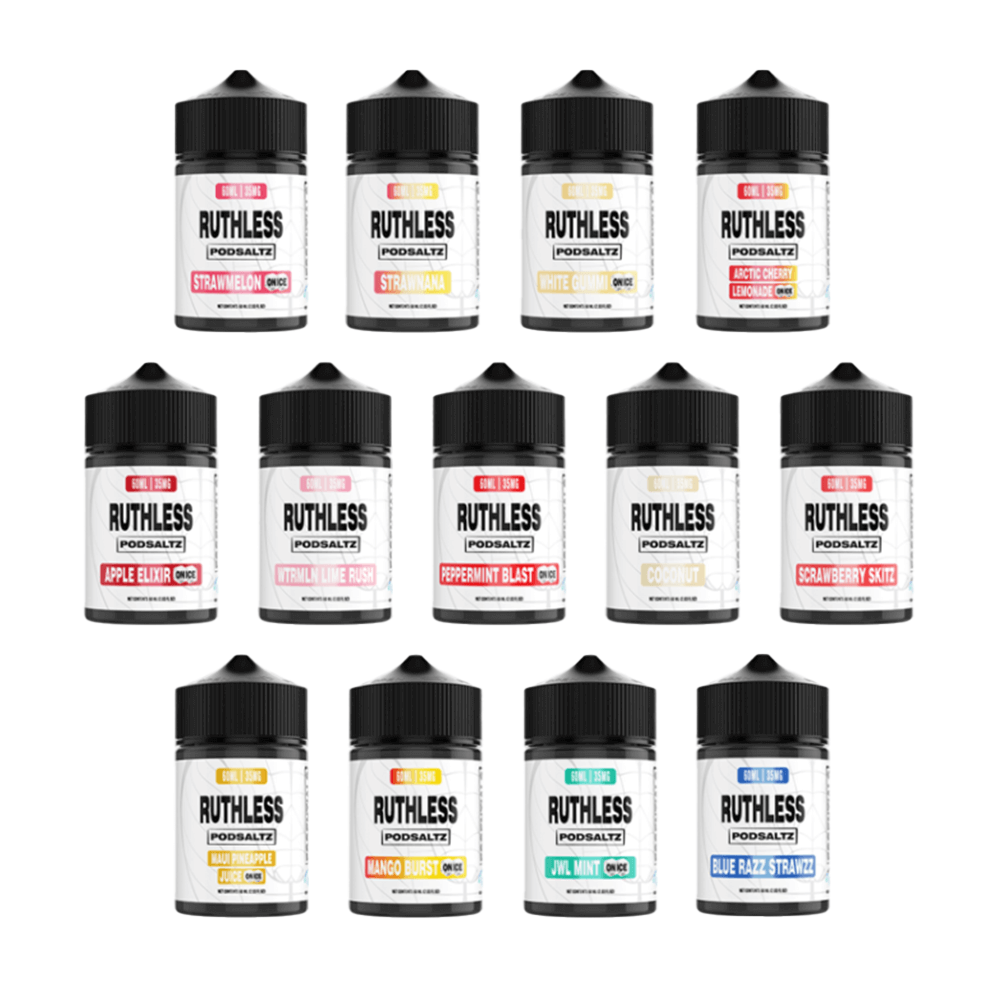 Ruthless Essentials Salt Series E-Liquid 60mL - Salt Nic