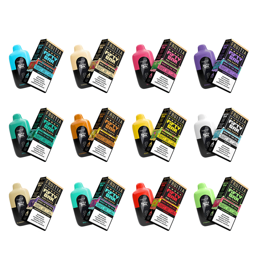 Fifty Bar Fruitia Disposable 20000 Puffs 18mL 50mg - MOQ 5
