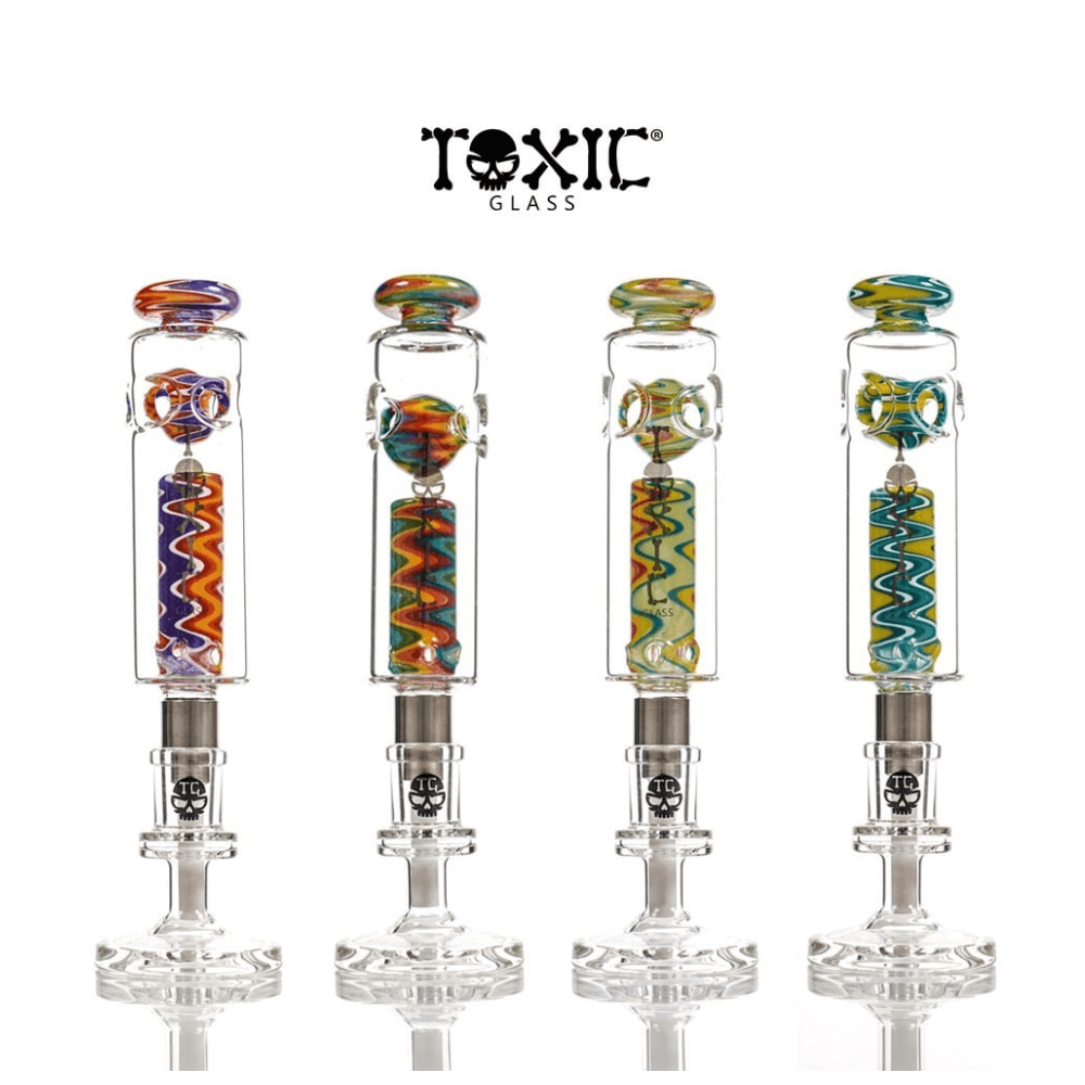 MKGlass - Nectar Collector TXNC36 Toxic Spectrum Nectar Collector with Ceramic Screw Tip