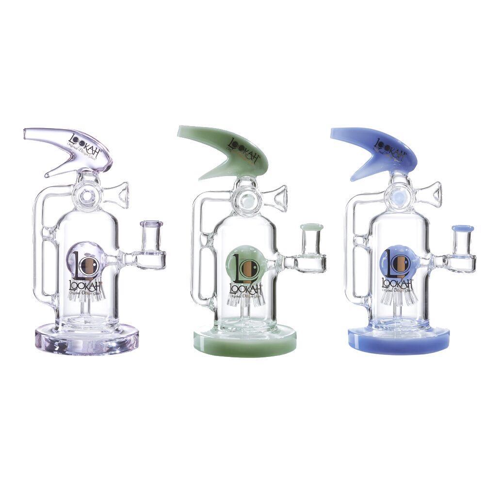 Lookah - Dab Rig 9 in Cool Recycler Fire Extinguisher Water Pipe - WPC1004