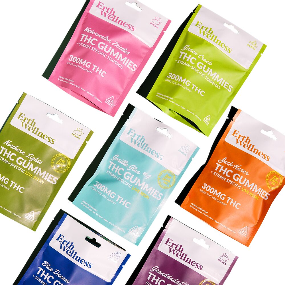ERTH D9 THC Gummies - 300mg 30ct Pouch