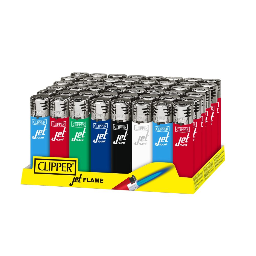 Clipper - DSPLY 48pc- Lighter CMKJ11 Jet Flame