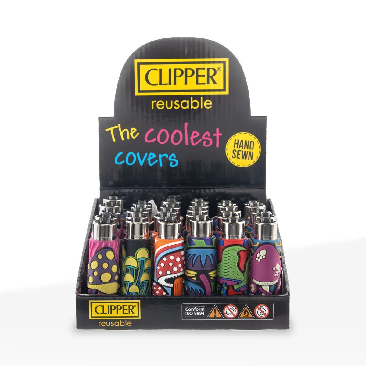 Clipper - DSPLY 30pc- Lighter CP11R Reusable Classic Large