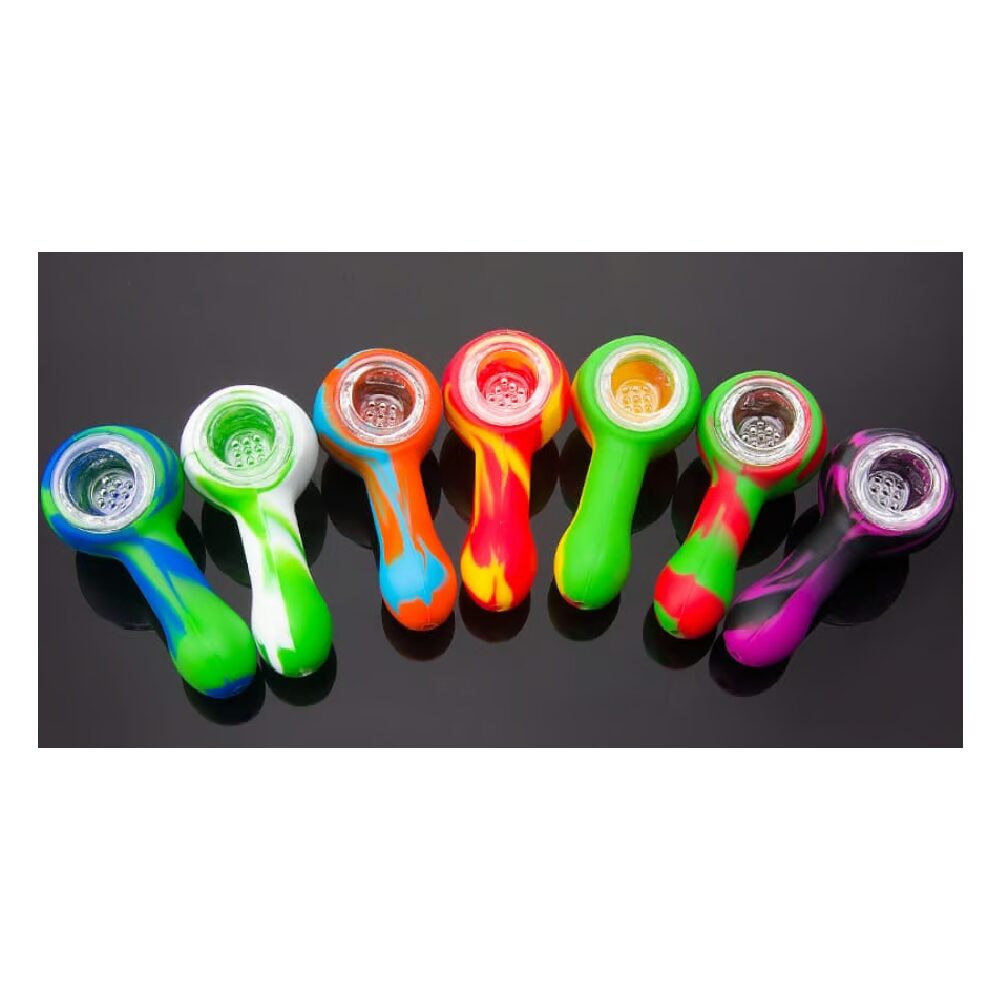 Non branded - Hand Pipe- 5-Pack SHP5 Mini Silicone Hand Pipe