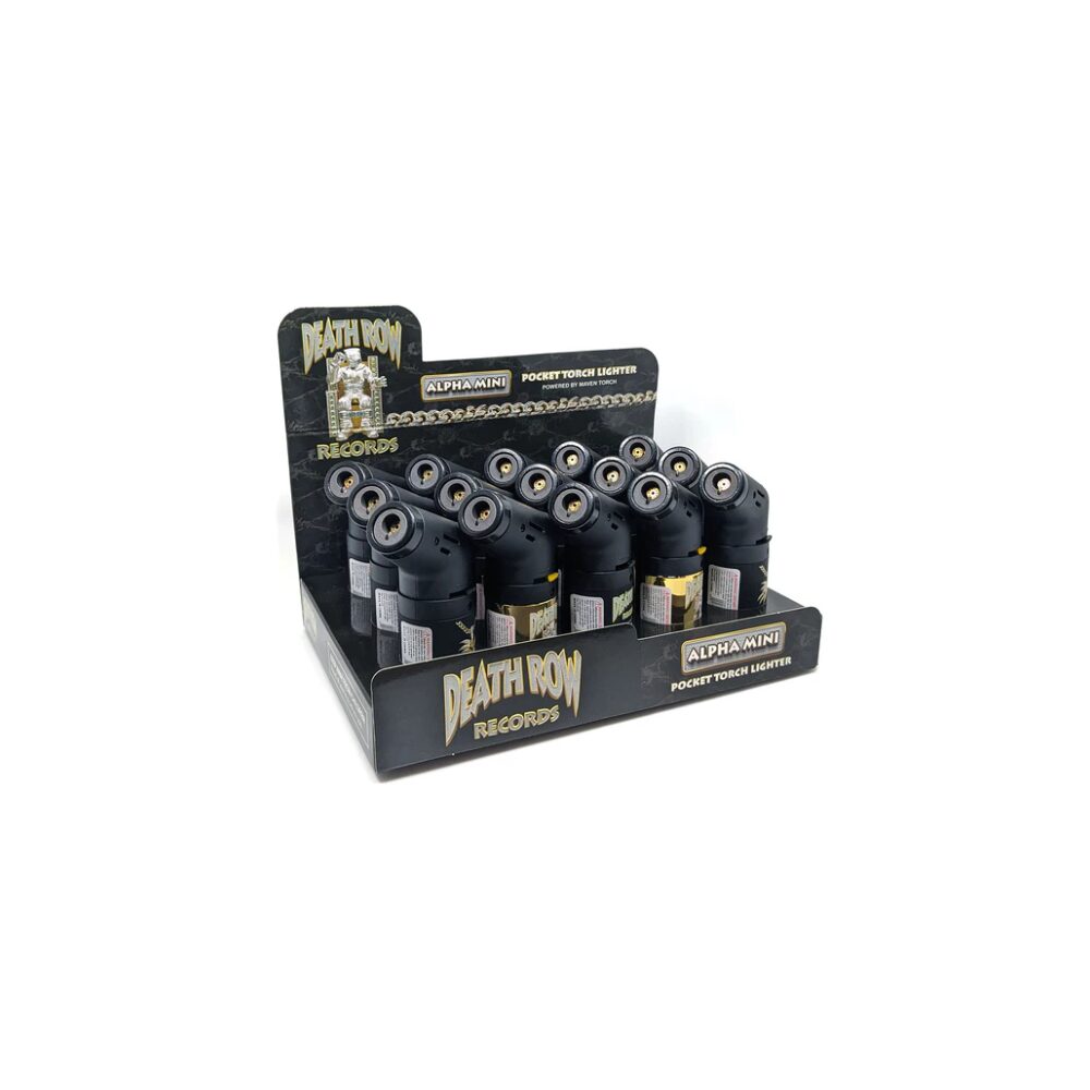Death Row Records (DSPLY 15pc)(Lighter) DRTR0002 Alpha Mini Torch (SAS)