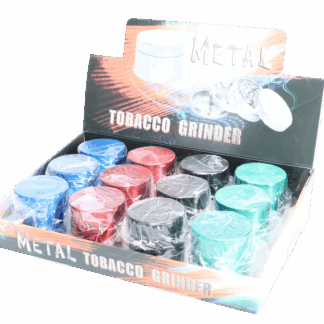 Non branded (DISPLY 12pc)(Grinder)(Metal) GR11 1.5" 4-Part