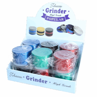 Non branded (DISPLY 12pc)(Grinder)(Metal) GR12 2.4" 4-Part