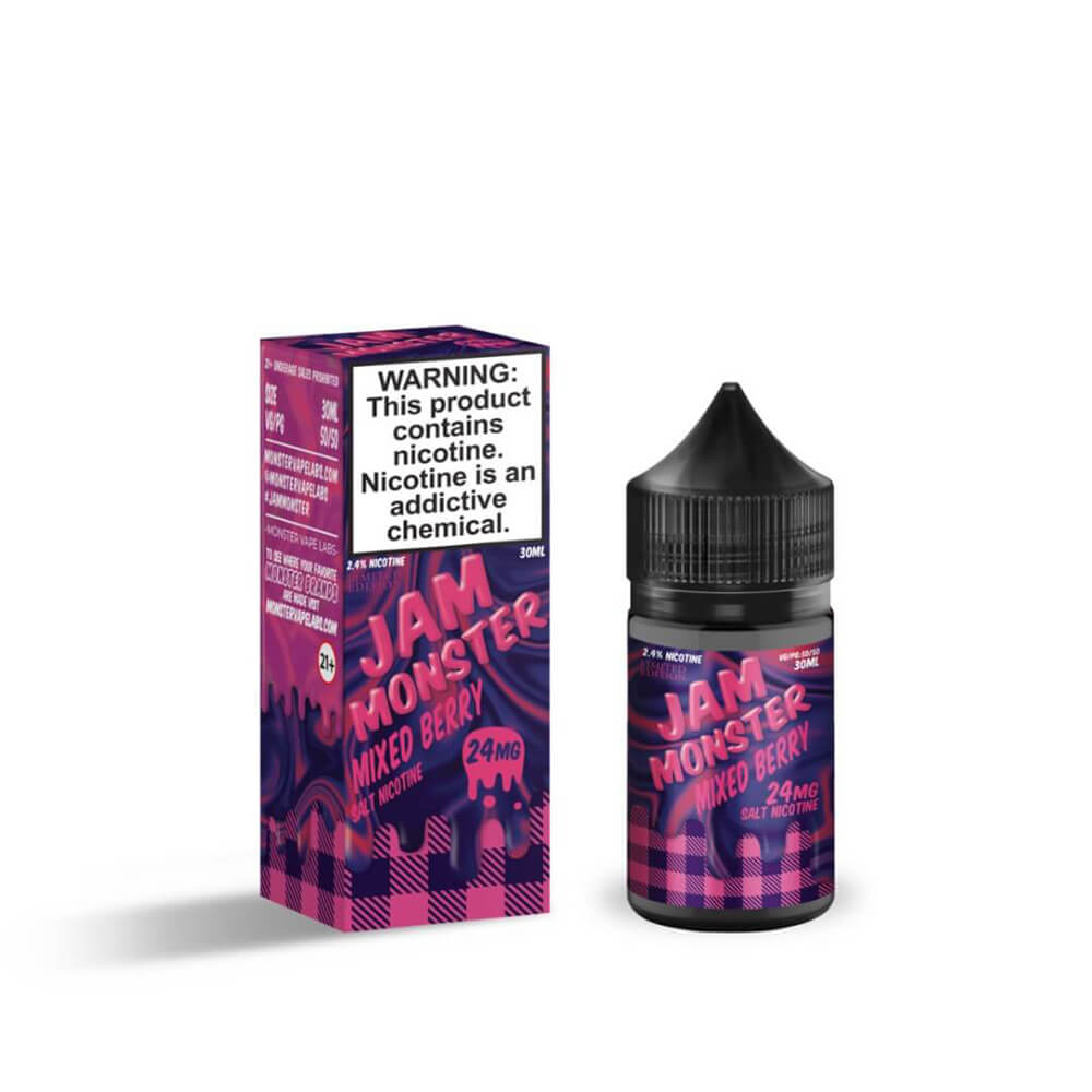 Jam Monster Salt Series E-Liquid 30mL - Salt Nic - Original, Ice, Custard, Etc. - Image 86