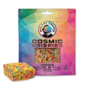 Galaxy Treats D8 Cosmic Krispies - 1ct 100mg Cereal Bar - Image 3