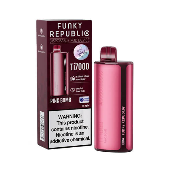 Funky Republic Ti7000 Disposable 7000 Puffs 12.8mL 50mg - MOQ 5 - Image 20