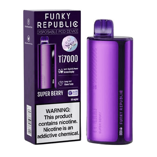 Funky Republic Ti7000 Disposable 7000 Puffs 12.8mL 50mg - MOQ 5 - Image 24