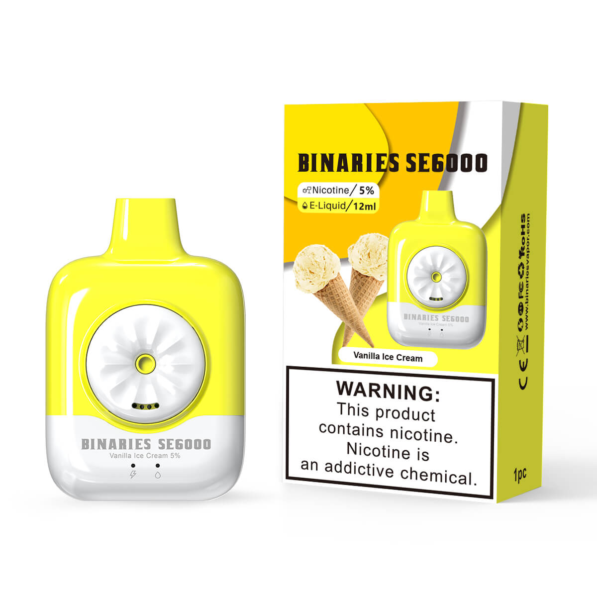 HorizonTech Binaries Cabin Disposable SE 6000 Puffs 12mL 50mg - MOQ 10 - Image 19