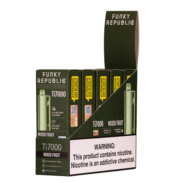 Funky Republic Ti7000 Disposable 7000 Puffs 12.8mL 50mg - MOQ 5 - Image 11