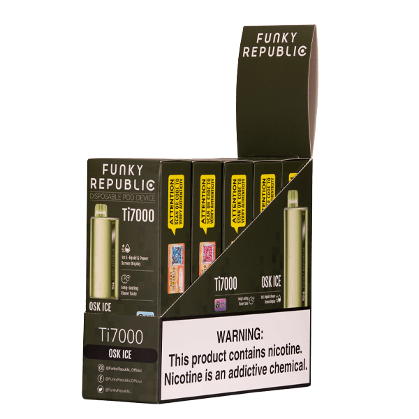 Funky Republic Ti7000 Disposable 7000 Puffs 12.8mL 50mg - MOQ 5 - Image 12