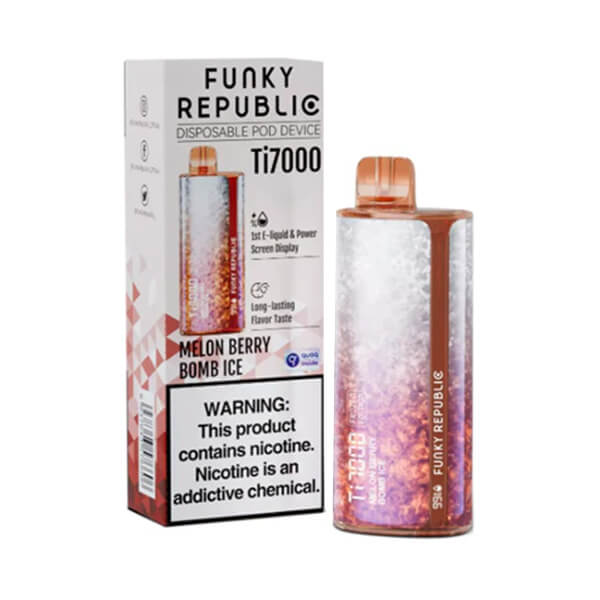 Funky Republic Ti7000 Disposable 7000 Puffs 12.8mL 50mg - MOQ 5 - Image 5