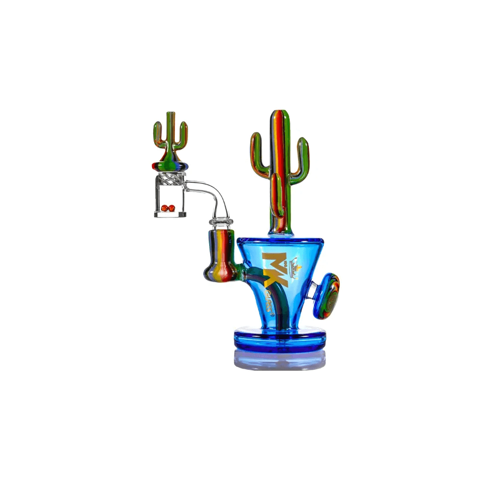 MKGlass MK206 Glass Cactus Dab Kit Water Pipe - Image 3