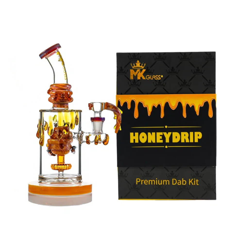 MKGlass MK109 Honeydrip Bee Rig 9 in Water Pipe - Image 4