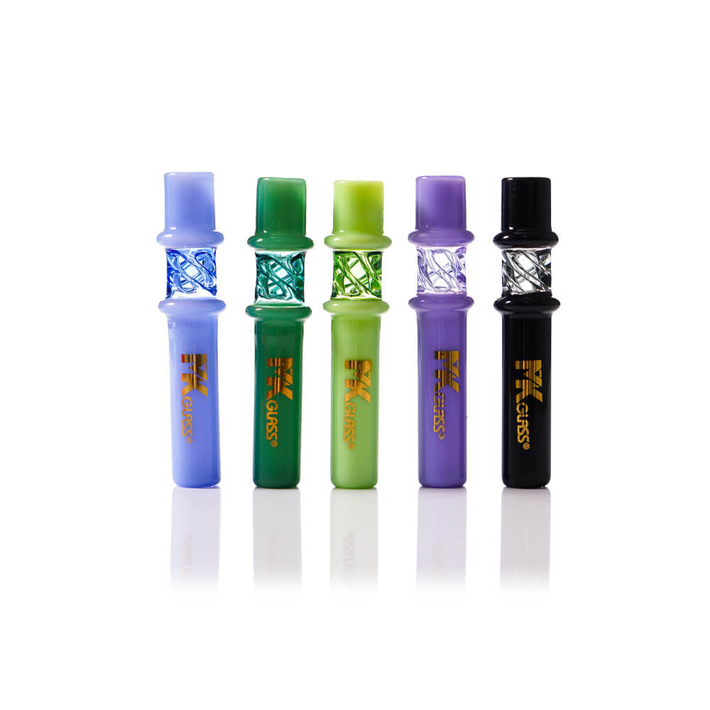 MKGlass MKCH7 Slime Chillum Glass Hand-Pipe - 12pc Display - Image 3