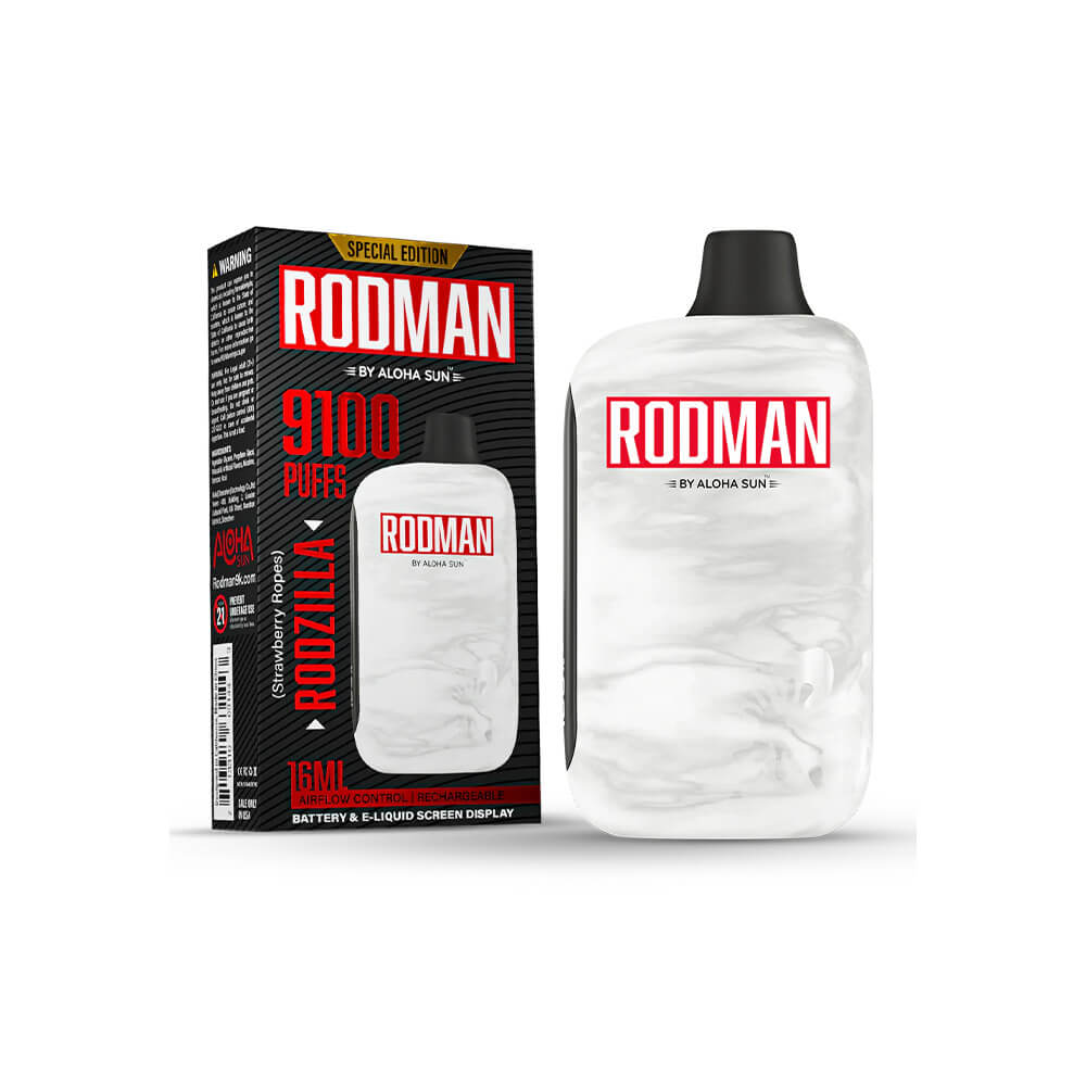 Aloha Sun Rodman Disposable 9100 Puffs 16mL 50mg - MOQ 10 - Image 3