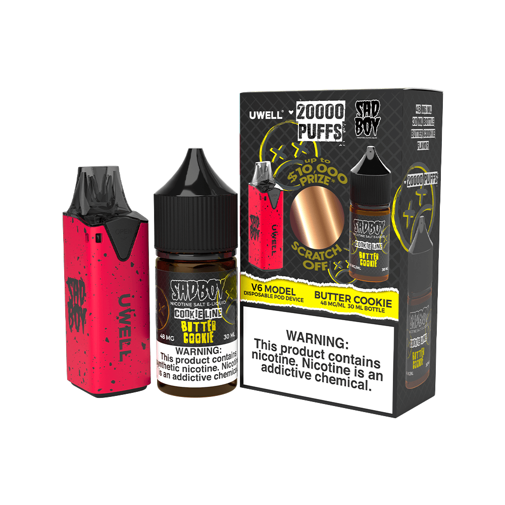 Collab Bundle - Uwell V6 Disposable Device plus Daddy's Vapor 30mL Juice - Image 12