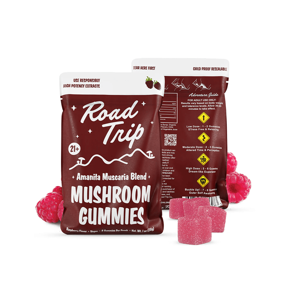 Road Trip Mushroom Gummies - 28000mg 8ct Pouch - Image 4