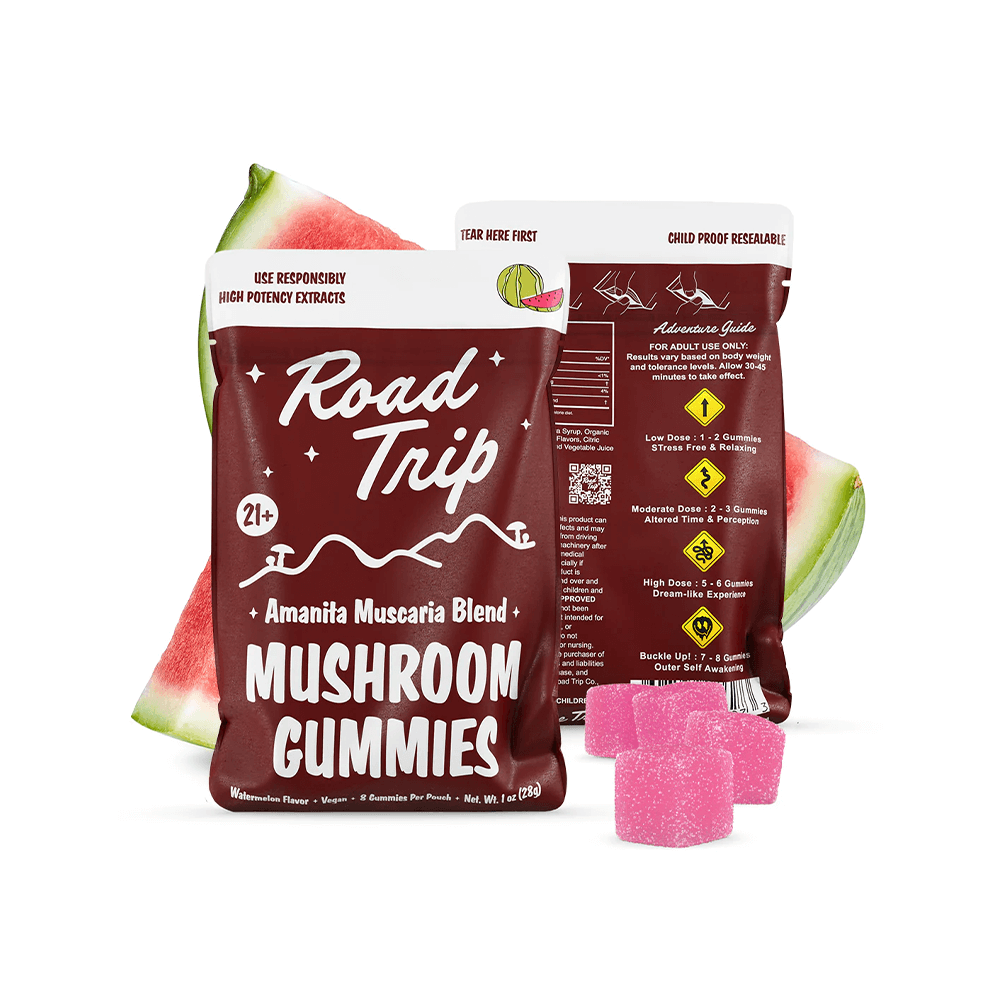 Road Trip Mushroom Gummies - 28000mg 8ct Pouch - Image 5