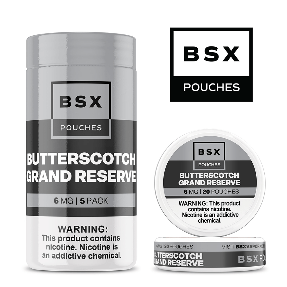 BSX Vapor Nicotine Pouches - 20ct Can- 5-Can Pack - Image 6