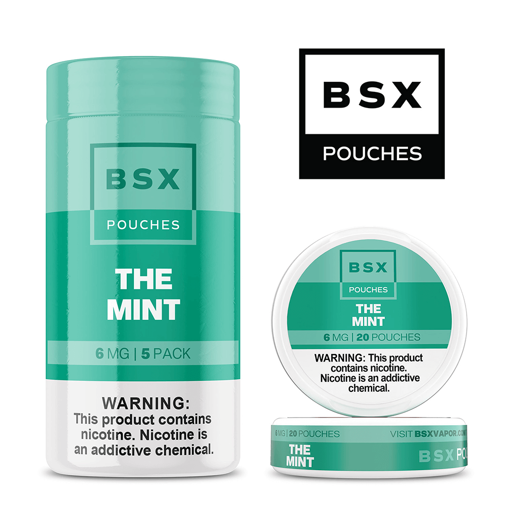 BSX Vapor Nicotine Pouches - 20ct Can- 5-Can Pack - Image 21