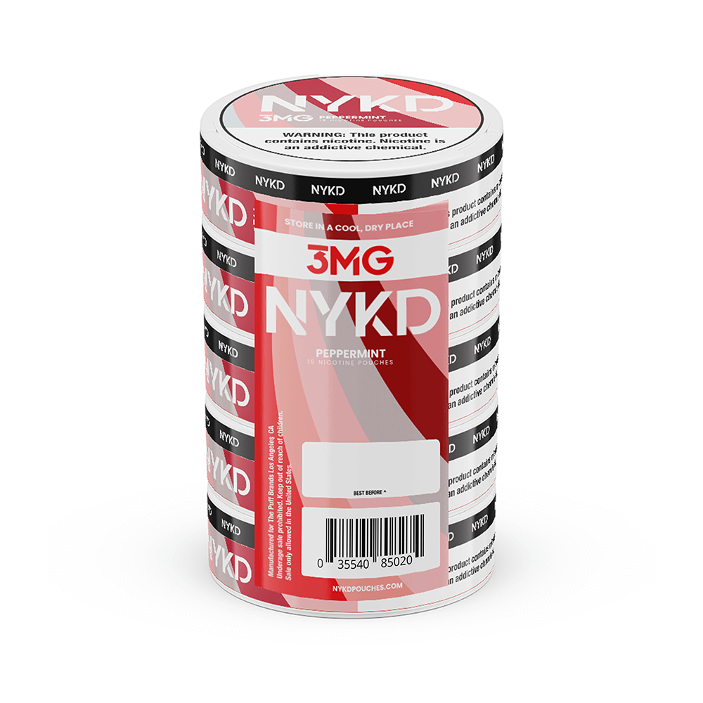 NYKD Nicotine Pouches - 20ct Can- 5-Can Pack - Image 13
